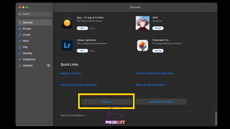 ردیم کردن گیفت کارت آیتونز اپل با MAC