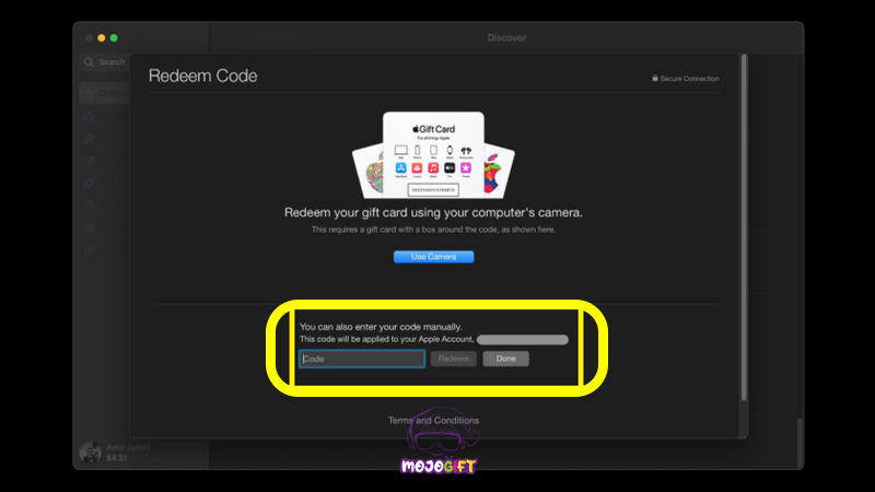 ردیم کردن گیفت کارت آیتونز اپل با اپ استور