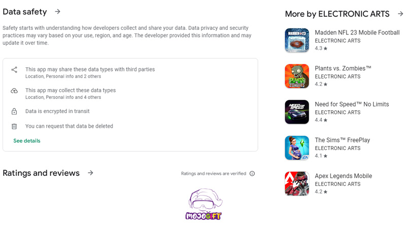 امکانات گوگل پلی استور