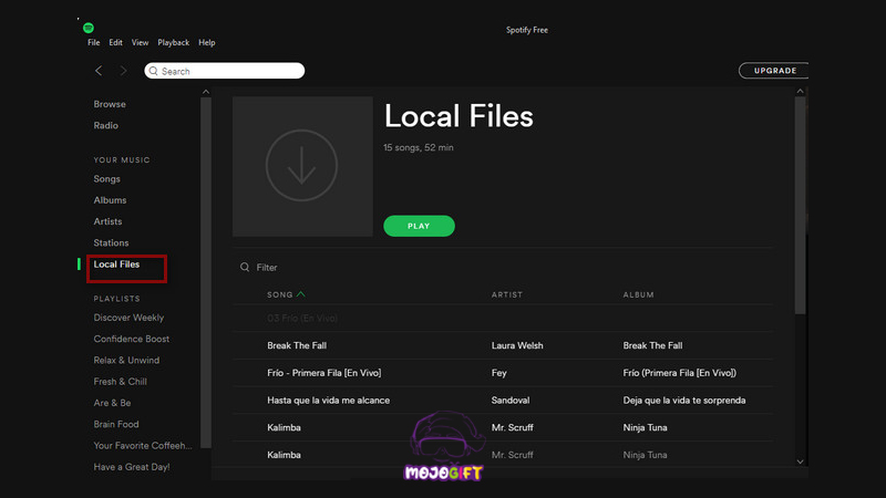SPOTIFY LOCAL FILES