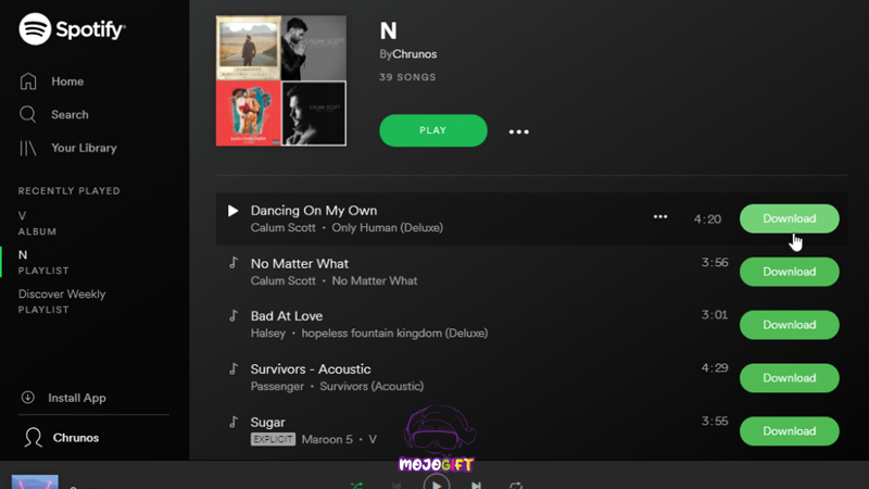 راهنمای دانلود آهنگ از اسپاتیفای