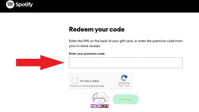 نحوه redeem کردن گیفت کارت اسپاتیفای