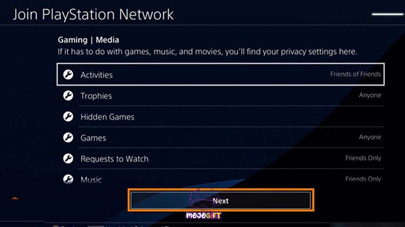 آدرس در ساخت اکانت پلی استیشن 4 5
