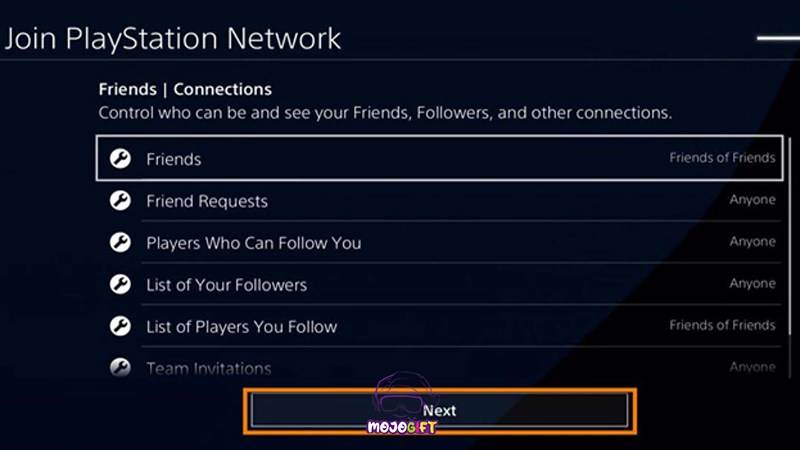 آدرس در ساخت اکانت پلی استیشن 4 6