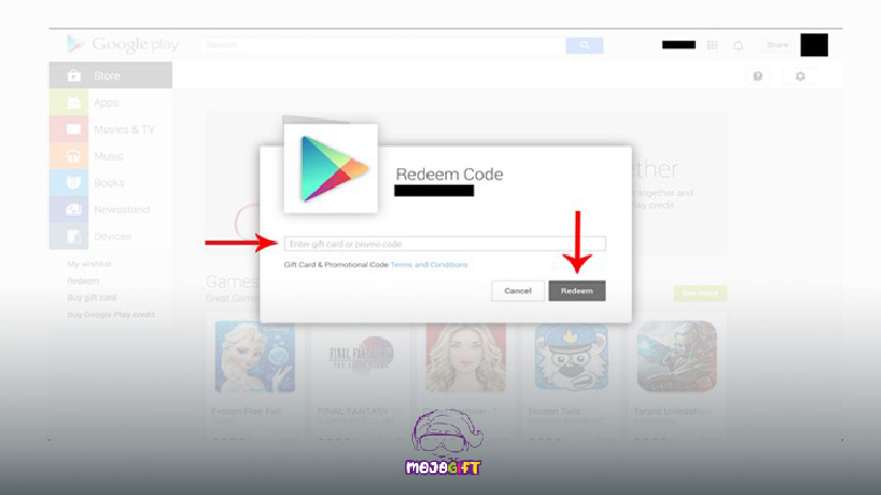 رفع خطای ERROR REDEEMING CODE: ERROR CODE: PRS-GCRPM-01