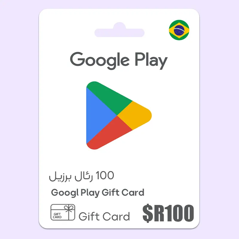 خرید گیفت کارت گوگل پلی 100 رئال برزیل